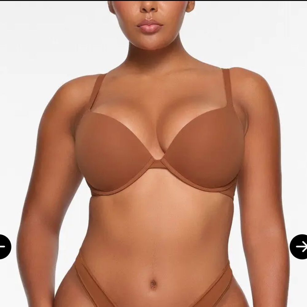 SKIMS Brown Bra